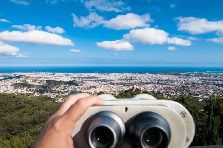 Private car tour of tibidabo in Barcelona.
