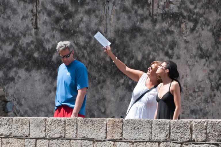 Your guide on a private walking tour.