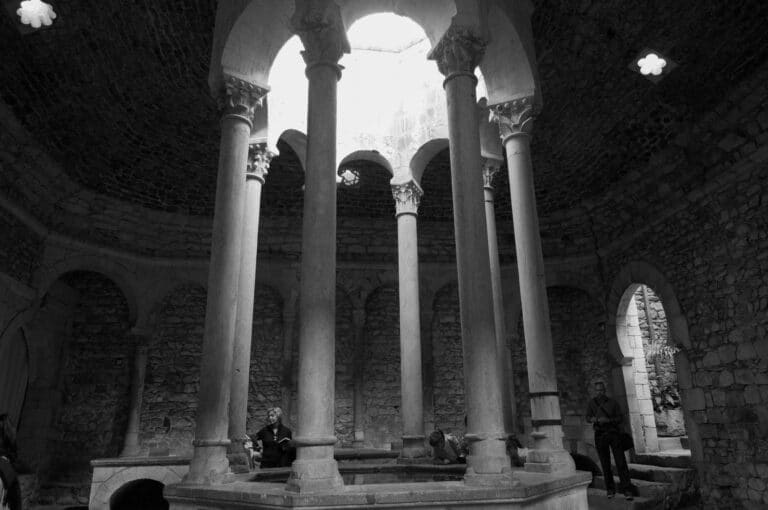 The Arab baths in Girona.
