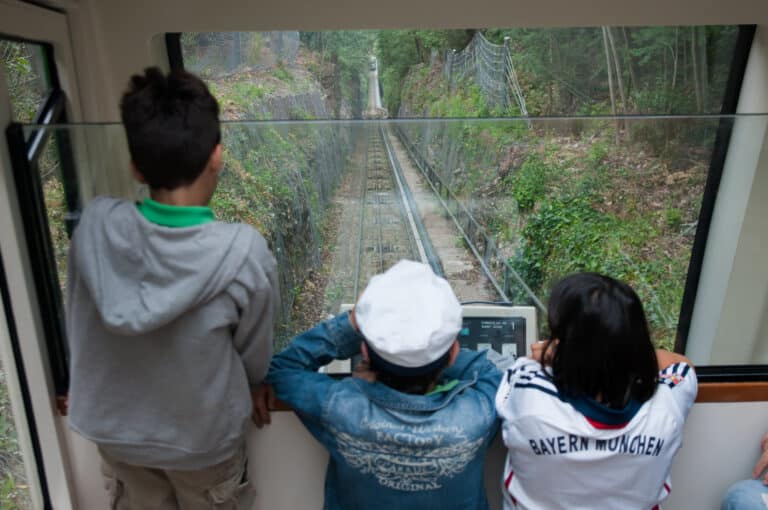 Private day trip to Montserrat, taking the train up the mountain.
