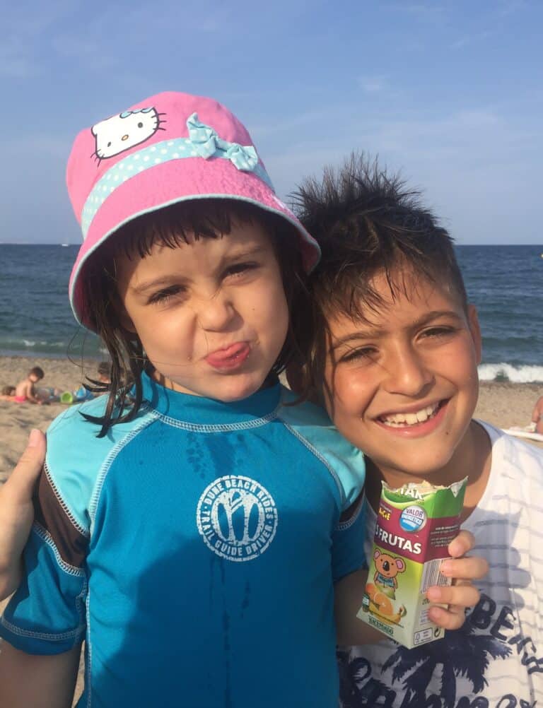 A Costa Brava beach day.