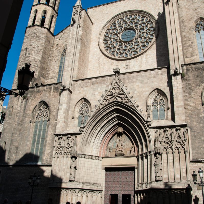 The Santa Maria del Mar church.