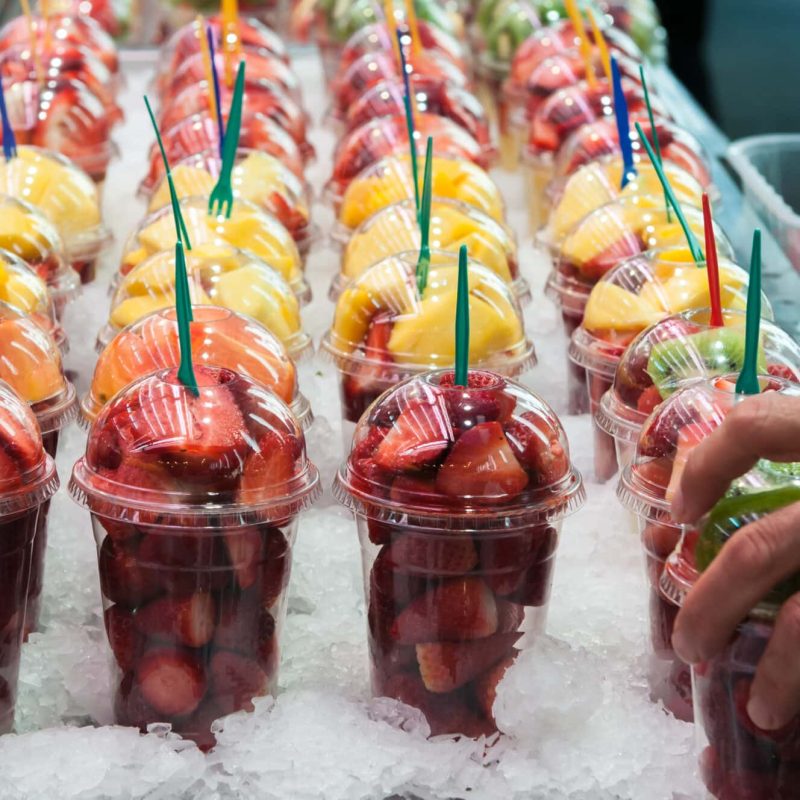 Fresh fruit at the Boqueria Market.