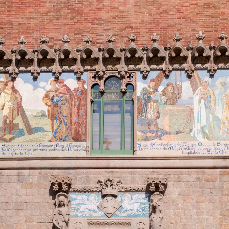 Mosaic of the Hospital Sant Pau