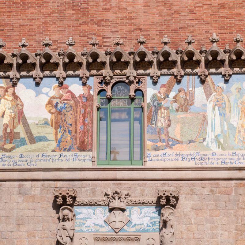 Mosaic of the Hospital Sant Pau