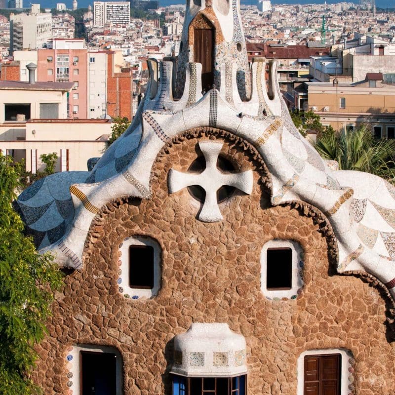 Park Guell gate house.