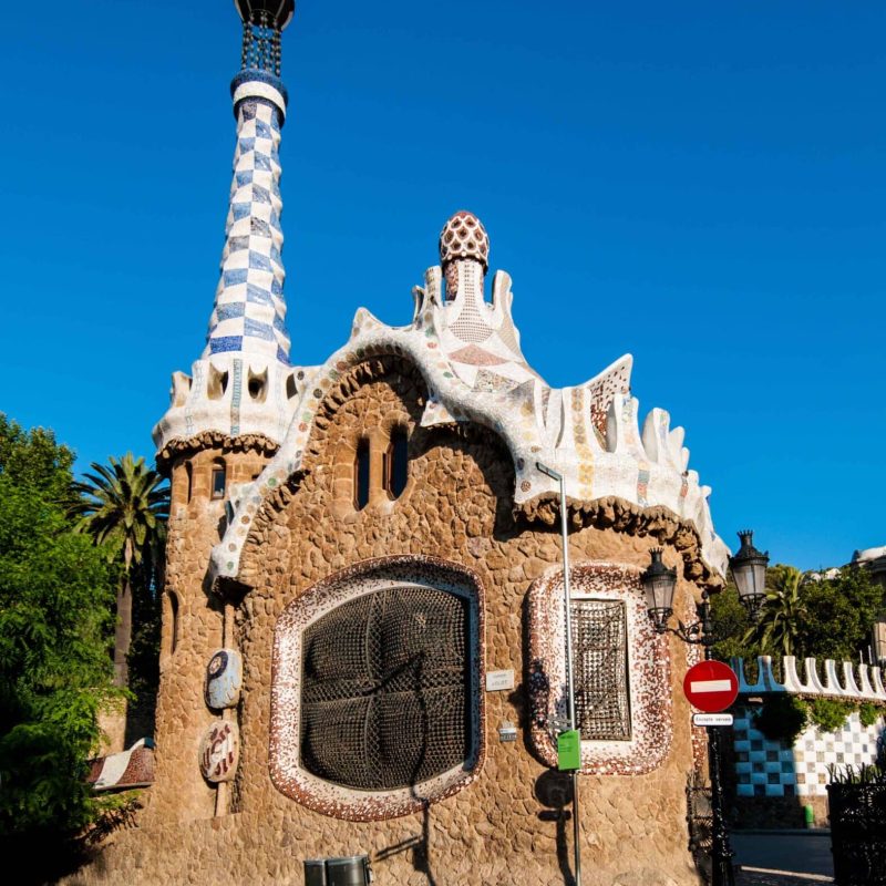 One of the gate houses at Park Guell.