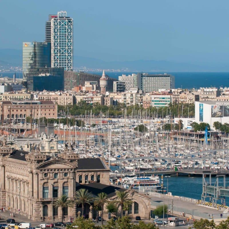 One of the many views of the city.