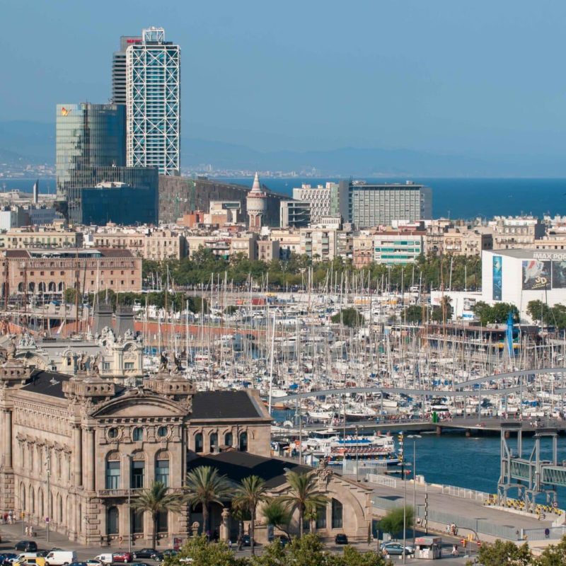 One of the many views of the city.