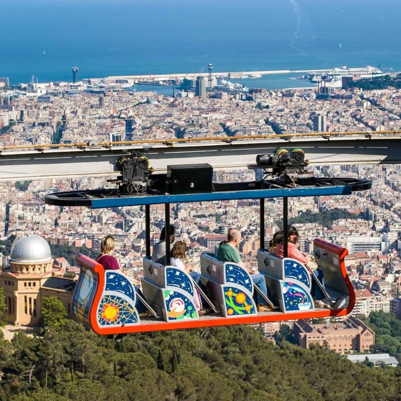 Private tibidabo e-bike tour.