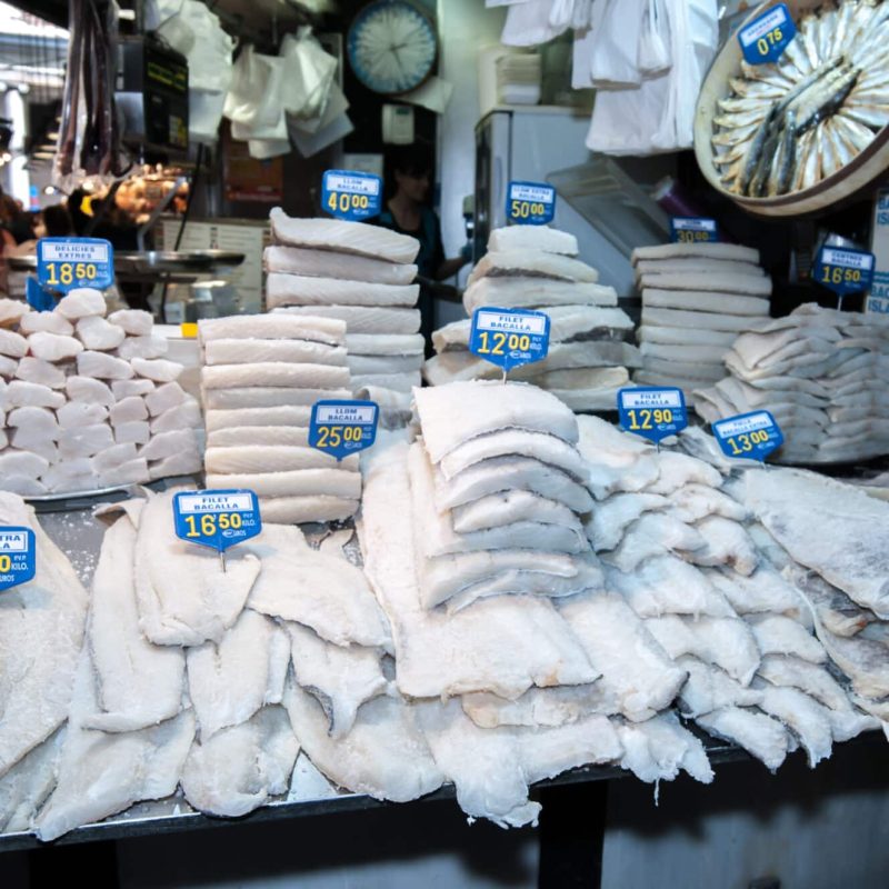 Salted cod. An old world staple.