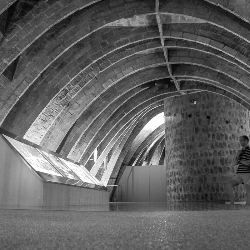 The attic space of the Pedrera.