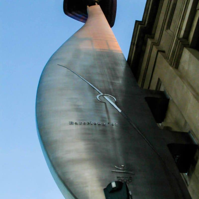 The 1992 Olympic torch.