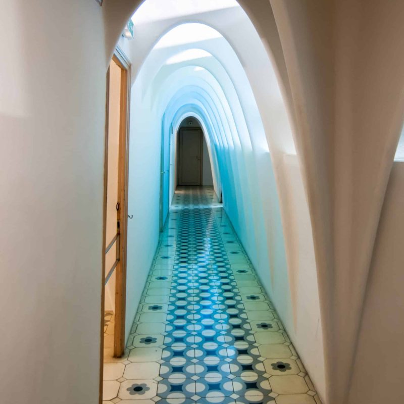 A hallway in Casa Batlo.