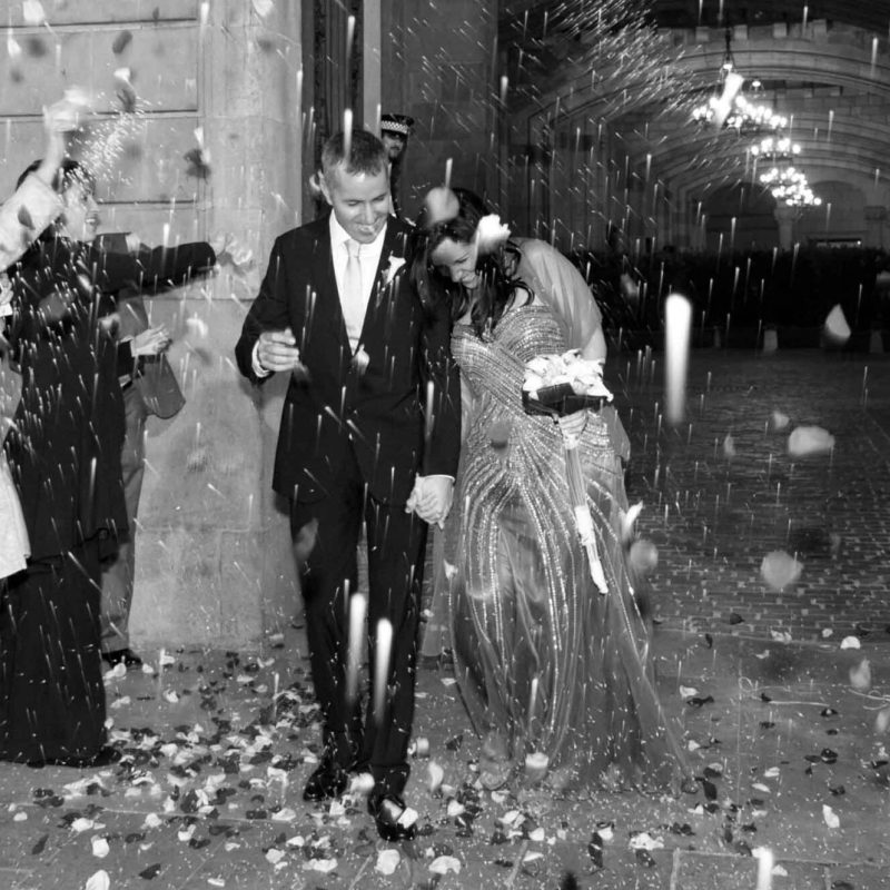 Barcelona wedding photograph.