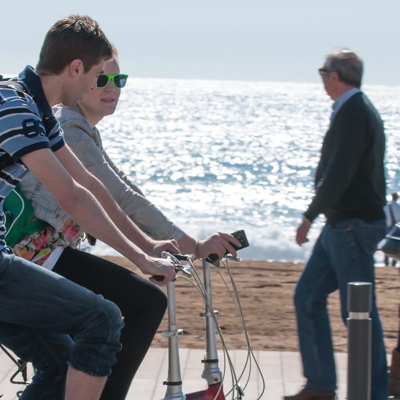 Ride along the waterfront.