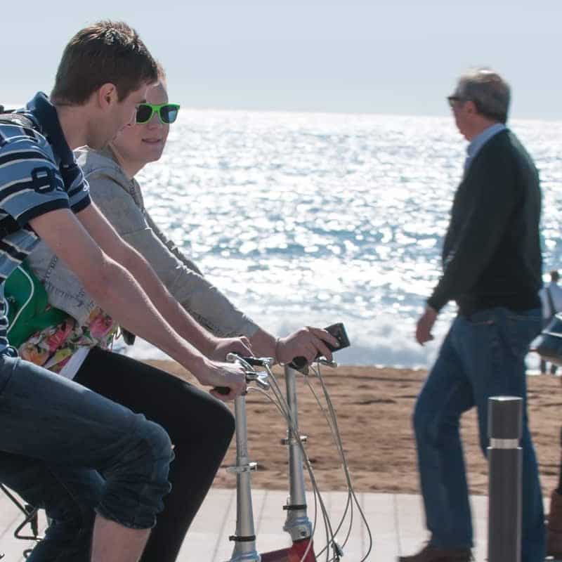 Ride along the waterfront.