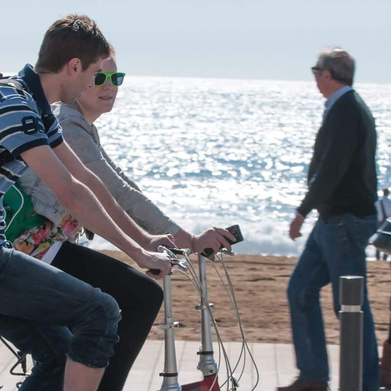 Ride along the waterfront.