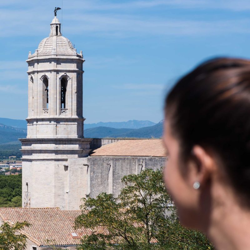 A view from the Girona Cathedral.