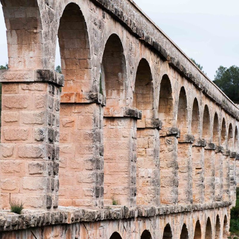Roman Aqueduct in Tarragona