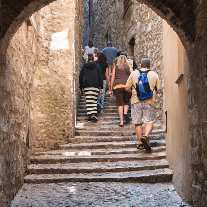 Explore the streets of Girona.
