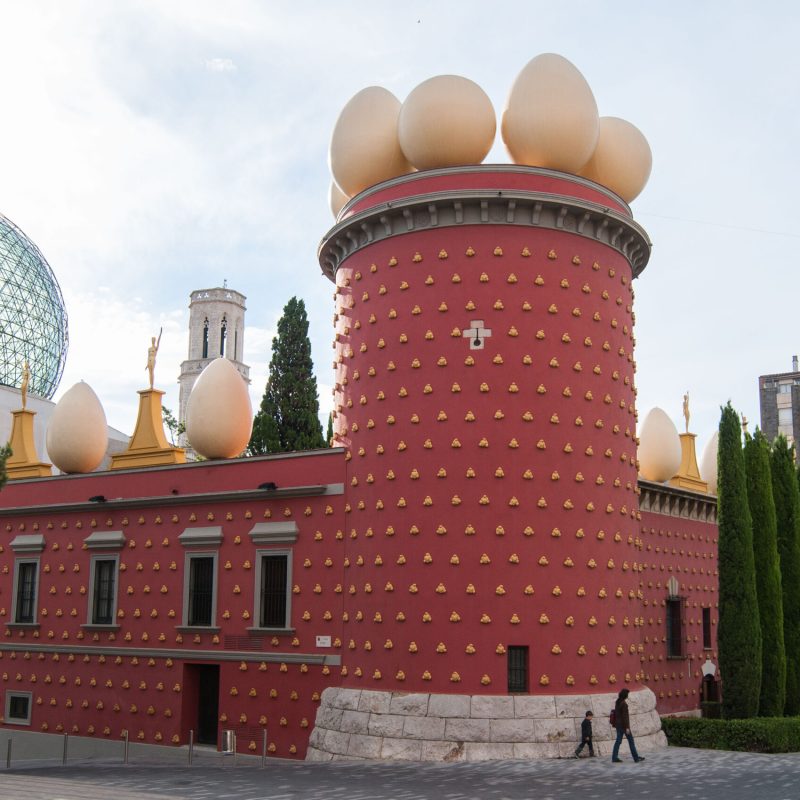 The exterior of the Dali Museum.