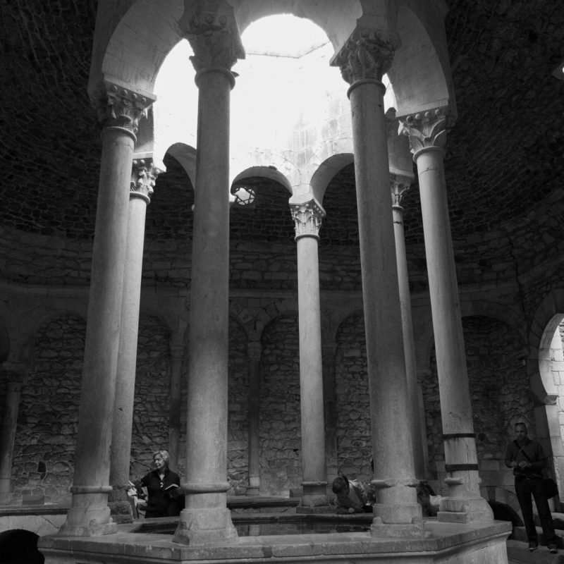 The Arab baths in Girona.