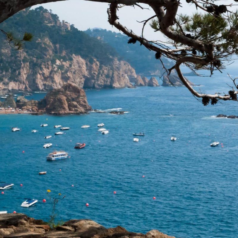 View of the Costa Brava