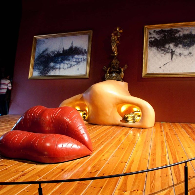 A part of his collection at the Dali Museum.
