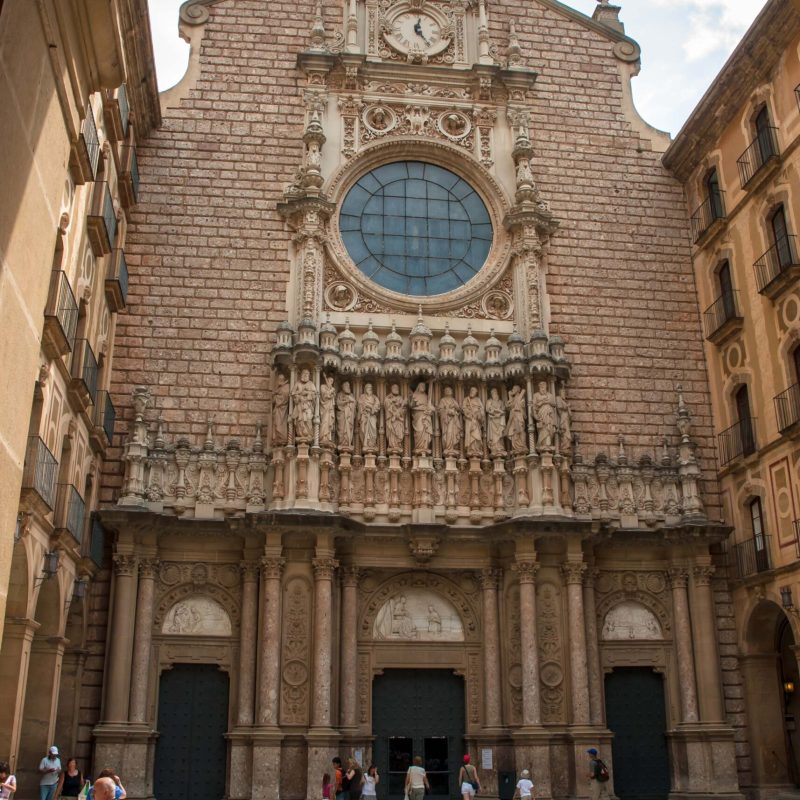 The basilica at Montserrat.