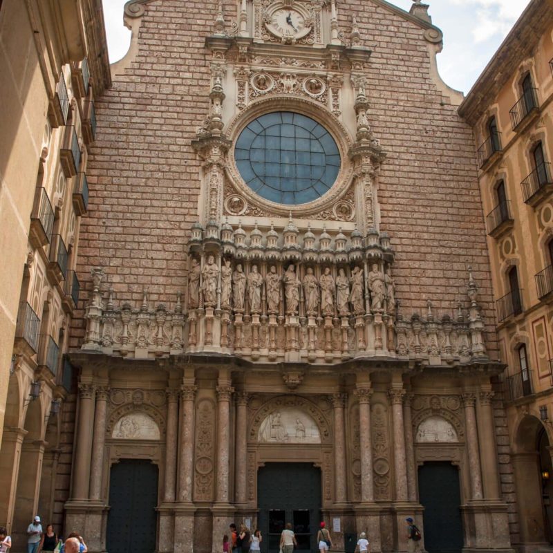 The basilica at Montserrat.
