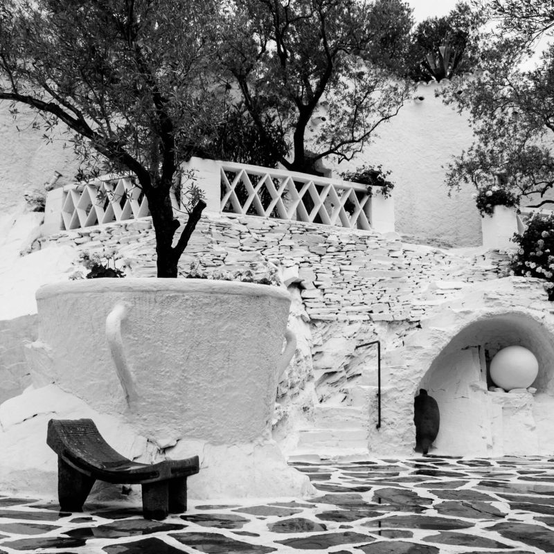 Part of his costa brava backyard.