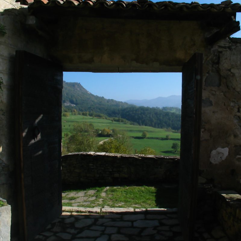 A view from an old window.