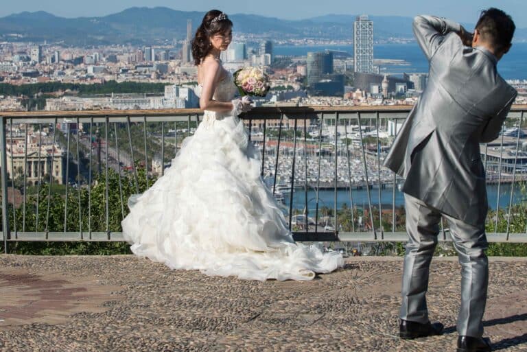 Barcelona engagement photography session