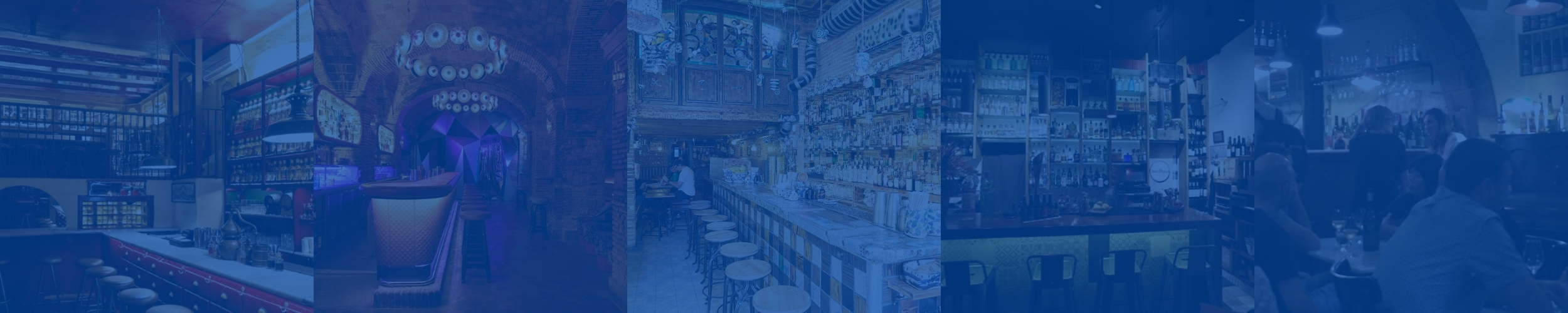 Trendy Artsy Local Cool Cocktail Bars in Barcelona.